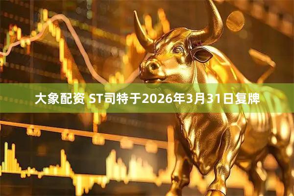 大象配资 ST司特于2026年3月31日复牌