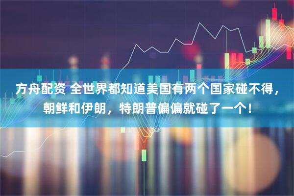 方舟配资 全世界都知道美国有两个国家碰不得，朝鲜和伊朗，特朗普偏偏就碰了一个！